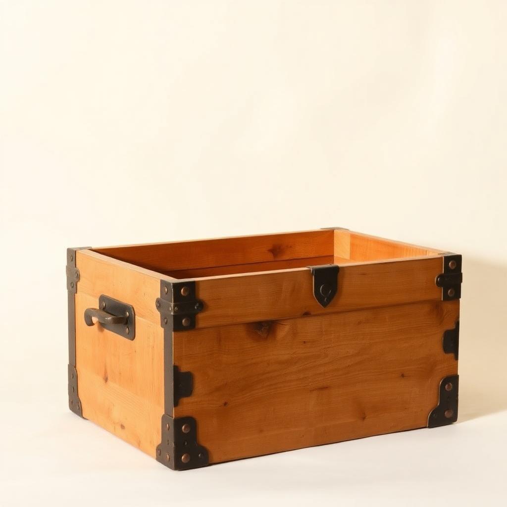 Vintage Wooden Chest